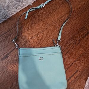 Coach Aqua Blue Crossbody Bag